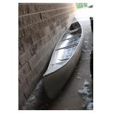 Used Aluminum Canoe with Hull Identification