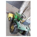 John Deere 300 Lawn Tractor with Snow Blower Attachment
