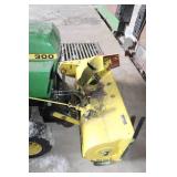 John Deere 300 Lawn Tractor with Snow Blower Attachment