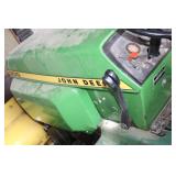 John Deere 300 Lawn Tractor with Snow Blower Attachment