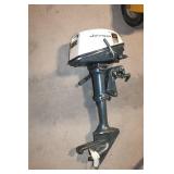 Johnson Outboard Motor with Throttle and Gear Controls