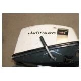 Johnson Outboard Motor with Throttle and Gear Controls