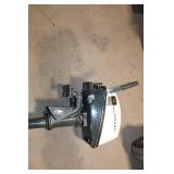 Johnson Outboard Motor with Throttle and Gear Controls