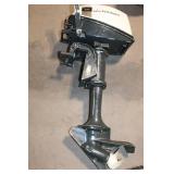 Johnson Outboard Motor with Throttle and Gear Controls