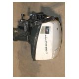 Johnson Outboard Motor with Throttle and Gear Controls