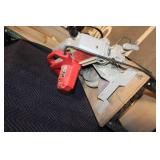 Used Milwaukee Chop Saw on Table Stand