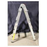 Multifunctional Aluminum Extension and Step Ladder, 17 ft