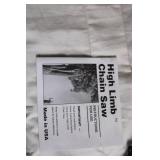 High Limb Chainsaw with Bimatic Saw Blade and Accessories