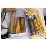 Assorted Hand Saw Blade Collection with Knife and Saw Blades