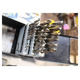 Collection of Assorted Drill Bits, Levels, and Hand Tools