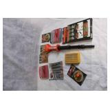 Collection of Remington Power Loads, Drill Bits, and Anchors with Discharger Tool