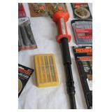 Collection of Remington Power Loads, Drill Bits, and Anchors with Discharger Tool