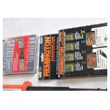 Collection of Remington Power Loads, Drill Bits, and Anchors with Discharger Tool