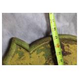 Vintage Cast Iron Letter W Sign Plaque