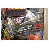 Vintage Tool Chest with Assorted Hand Tools and Air Impact Wrenches