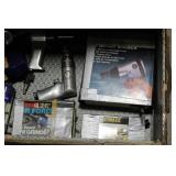 Vintage Tool Chest with Assorted Hand Tools and Air Impact Wrenches