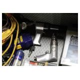 Vintage Tool Chest with Assorted Hand Tools and Air Impact Wrenches