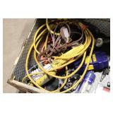Vintage Tool Chest with Assorted Hand Tools and Air Impact Wrenches