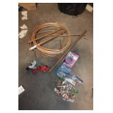 Plumbing Supplies Lot: Copper Pipes, Fittings, Cutters, Teflon Tape