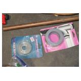 Plumbing Supplies Lot: Copper Pipes, Fittings, Cutters, Teflon Tape