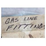 Collection of Gas Line Fittings and Tools