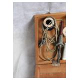 Vintage Electrical Repair Kit with Soldering Iron and Accessories
