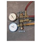HVAC Refrigerant Manifold Gauge Set with Hoses