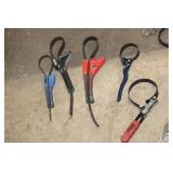 Automotive Accessory Lot with Recovery Strap, Jumper Cables, and Heat Shield