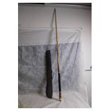 Vintage Brunswick Pool Cue with Case