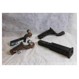 Lot of 4 Hitch Receivers and Accessories