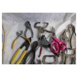Extensive Collection of Hand Tools and Pliers