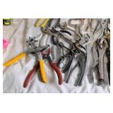 Extensive Collection of Hand Tools and Pliers