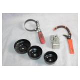 Automotive Oil Filter Wrench Set with Accessories