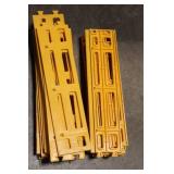 Collection of Plastic Storage Bins and Hardware Supplies