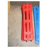 Collection of Plastic Storage Bins and Hardware Supplies