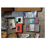 Collection of Plastic Storage Bins and Hardware Supplies