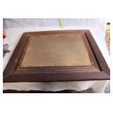 Vintage Framed Pastoral Painting with Wooden Frame