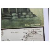 Framed Vintage Norway Travel Poster by Olthar Holmboe 1905