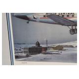 Framed Limited Edition Print - North Central Aircraft by Paickard