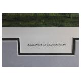 Framed Limited Edition Lithograph Print Aeronca 7AC Champion by Robyn Clark
