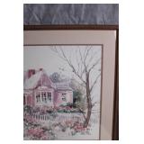 Framed Watercolor Painting by Nancy Lund 