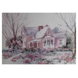 Framed Watercolor Painting by Nancy Lund 