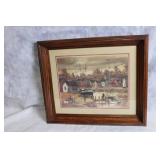 Framed Nautical Scene Print by Robert Ledoux