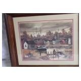 Framed Nautical Scene Print by Robert Ledoux