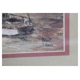 Framed Nautical Scene Print by Robert Ledoux