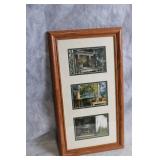 Framed Triple Set of Nature Art Prints