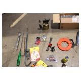 Mixed Lot of Hand Tools and Hardware Supplies