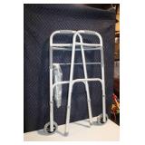 Foldable Adjustable Medical Walker with Wheels