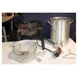 Complete Outdoor Turkey Fryer Kit with Pot, Burner, and Accessories