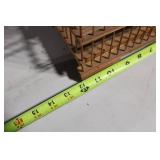 Handcrafted Wood and Bamboo Bird Cage